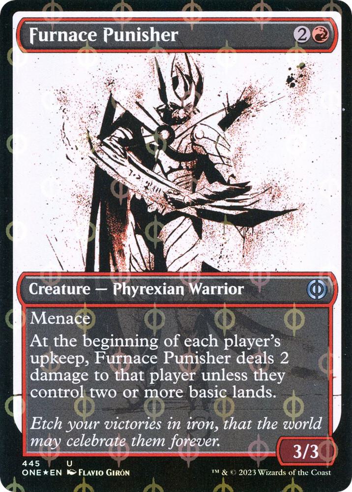Furnace Punisher (Showcase) (Step-and-Compleat Foil) (445) (ONE)