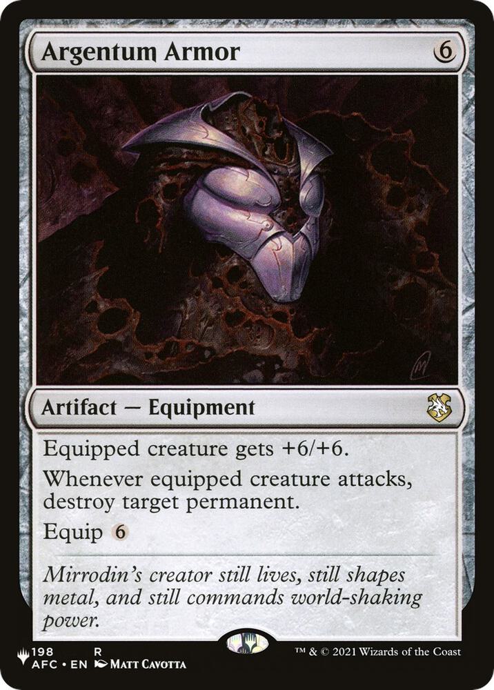 Argentum Armor (198/062) (LIST)