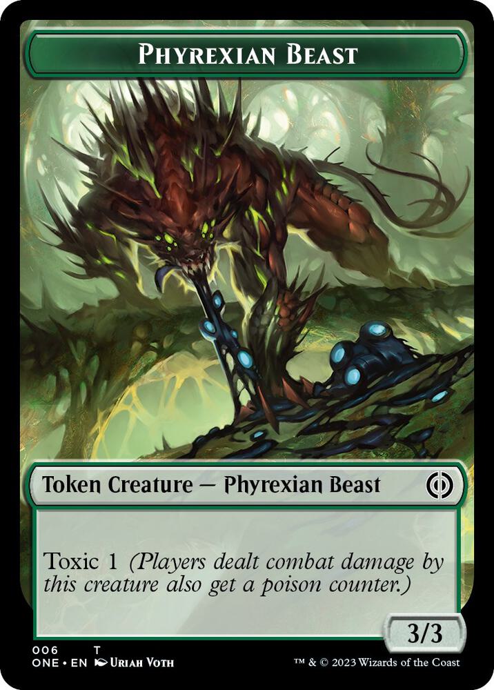Phyrexian Beast Token (6) (ONE)