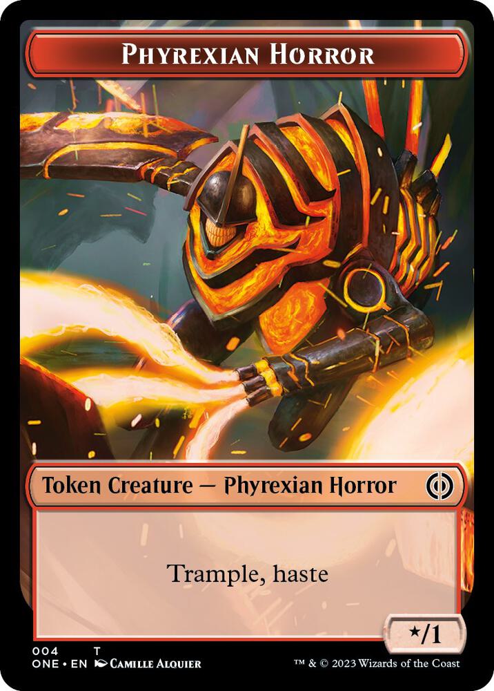 Phyrexian Horror Token (004) (4) (ONE)