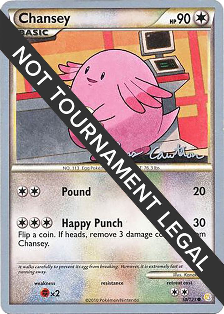 Chansey - 2011 (Ross Cawthon) (58/123) (WCD)