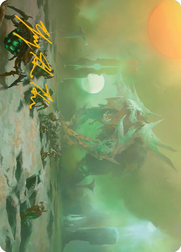 Green Sun's Twilight Art Card (Gold-Stamped Signature) (39) (ASONE)