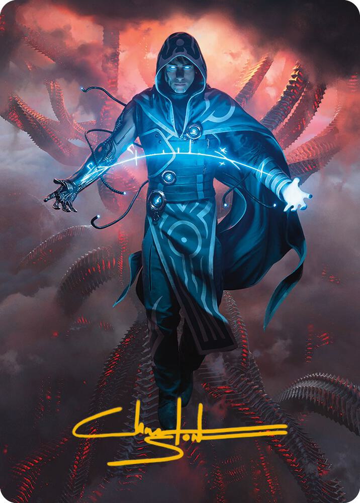 Jace, the Perfected Mind Art Card (15/81) (Gold-Stamped Signature) (15) (ASONE)