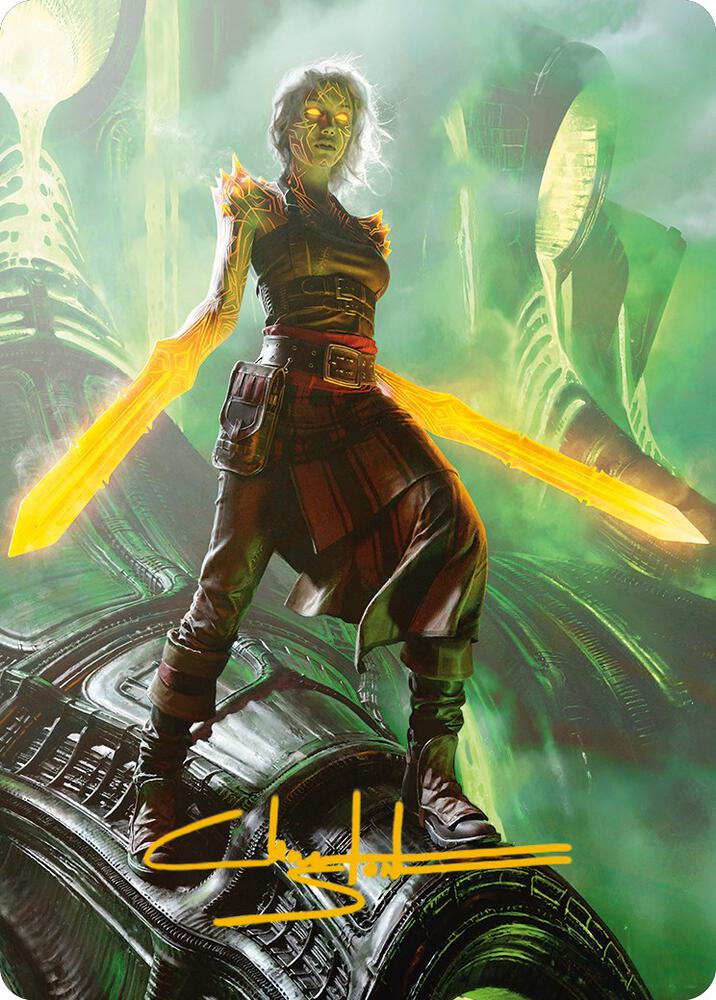 Nahiri, the Unforgiving Art Card (51/81) (Gold-Stamped Signature) (51) (ASONE)