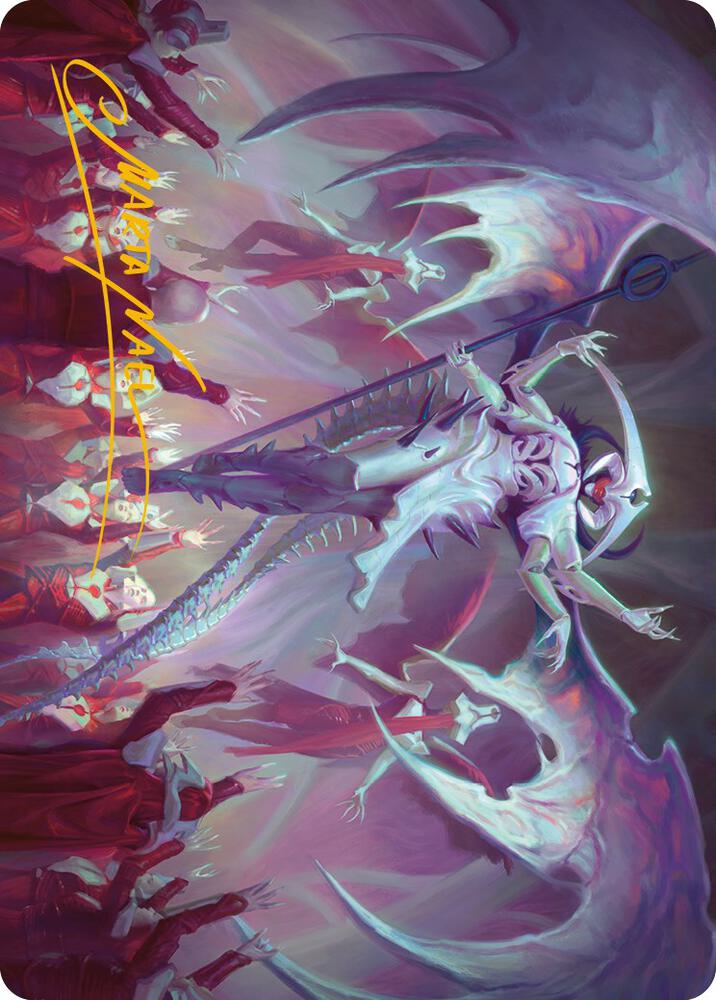 Atraxa, Grand Unifier Art Card (45/81) (Gold-Stamped Signature) (45) (ASONE)