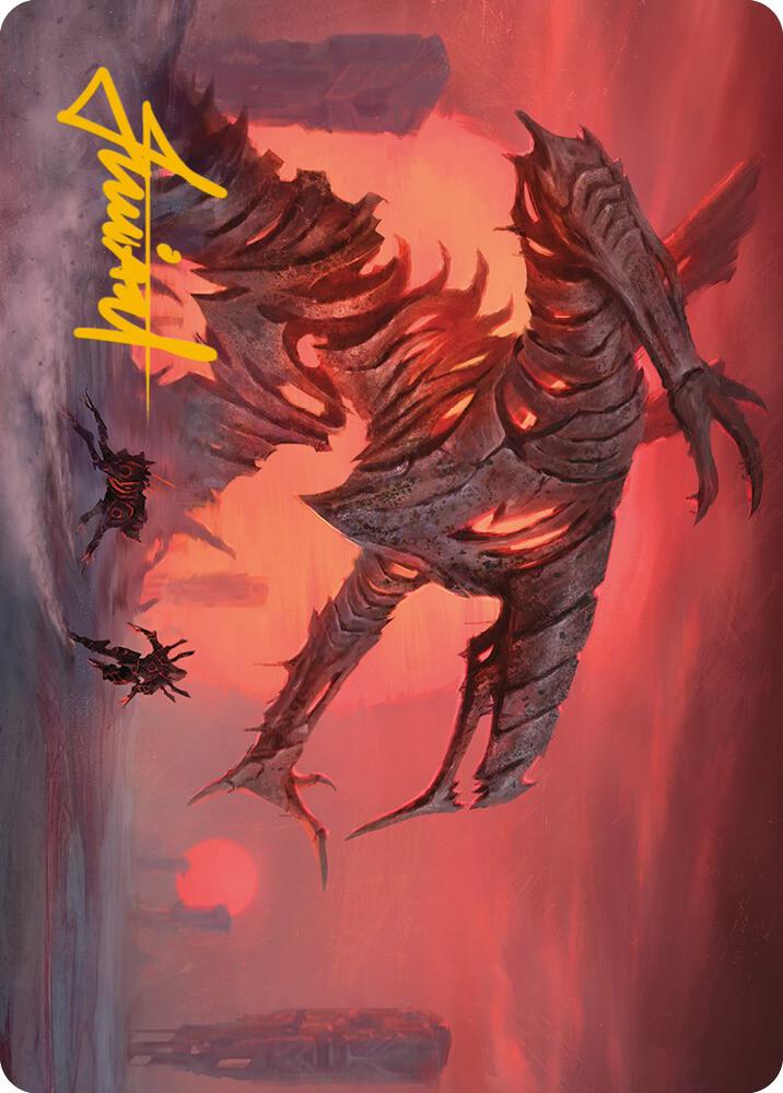 Red Sun's Twilight Art Card (Gold-Stamped Signature) (33) (ASONE)