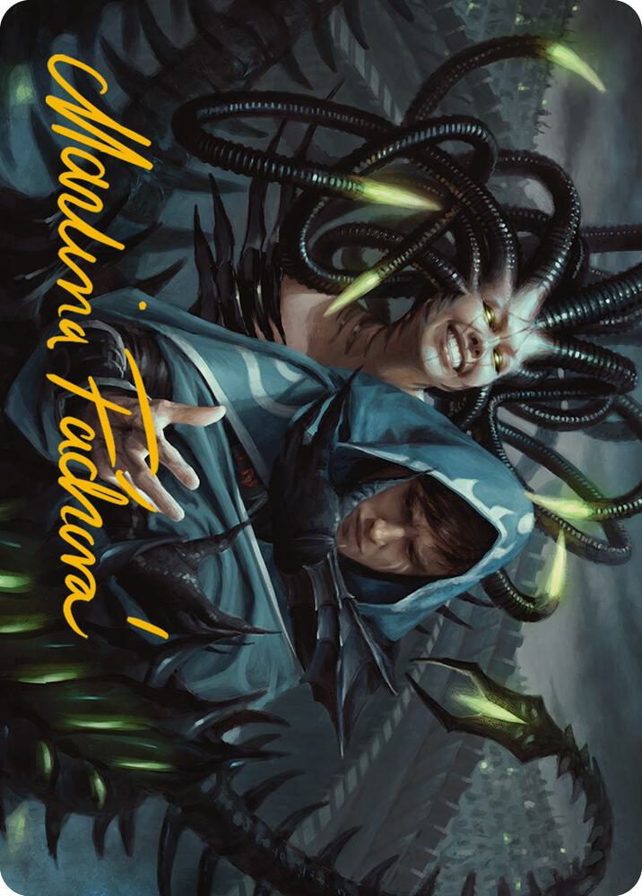 Phyrexian Arena Art Card (Gold-Stamped Signature) (22) (ASONE)