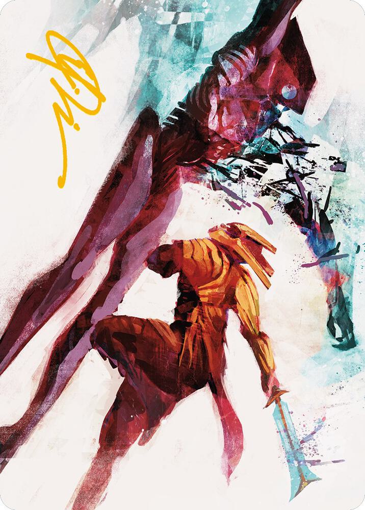 Hexgold Slash Art Card (Gold-Stamped Signature) (30) (ASONE)