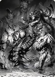 Vraska, Betrayal's Sting Art Card (72) (ASONE)