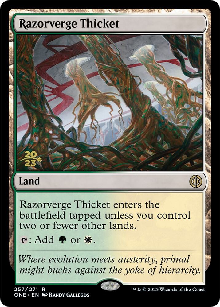 Razorverge Thicket (257) (PRE)