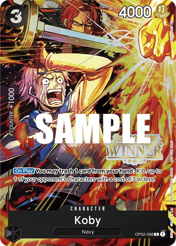 Koby (Offline Regional 2023) [Winner] (OP02-098) (OP-PR)
