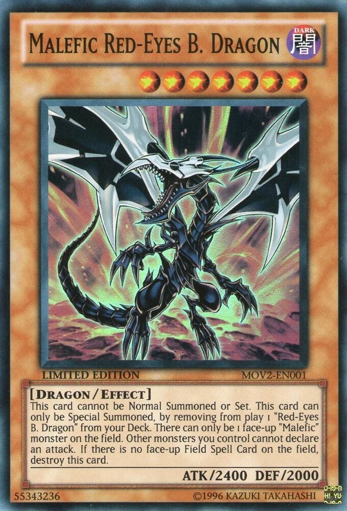 Malefic Red-Eyes B. Dragon (Super Rare) (MOV2-EN001) (YMP1)