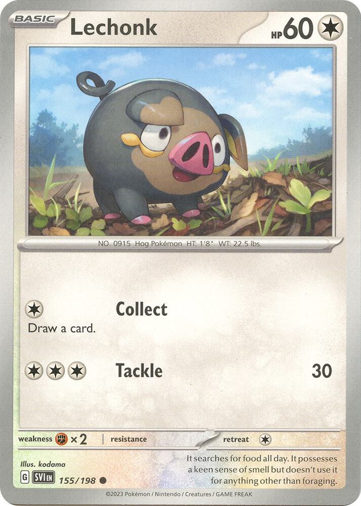 Lechonk - 155/198 (155/198) (SVI)