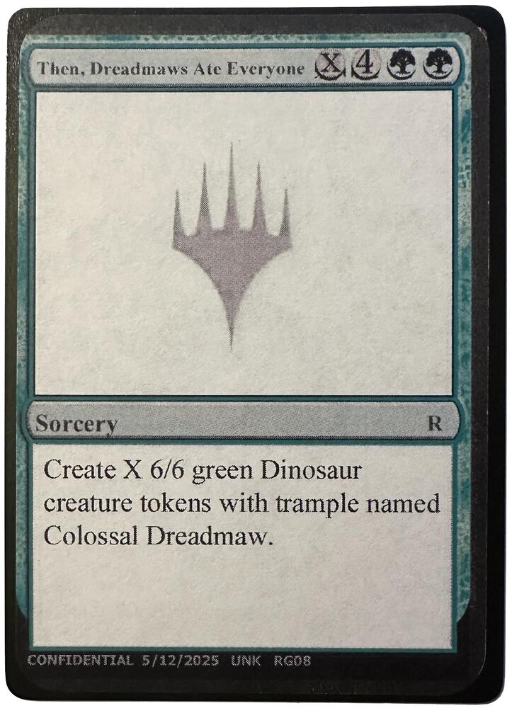 Then, Dreadmaws Ate Everyone (UNK)