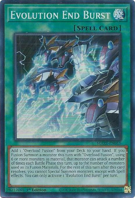 Evolution End Burst (MAZE-EN015) (MAZE)