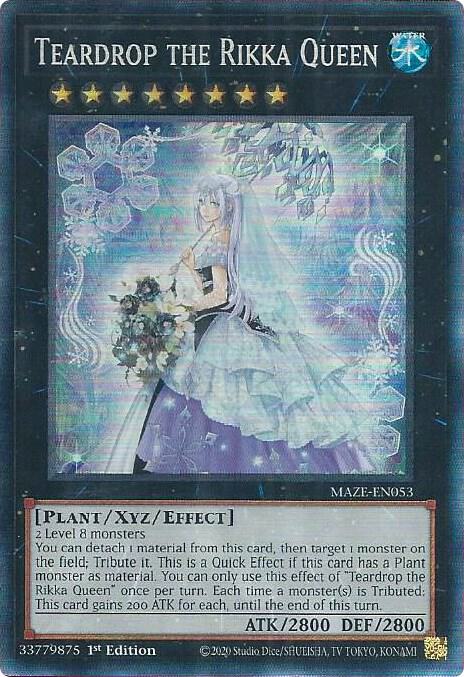 Teardrop the Rikka Queen (CR) (MAZE-EN053) (MAZE)