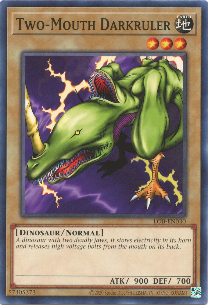 Two-Mouth Darkruler (LOB-EN030) (LOB-EN)