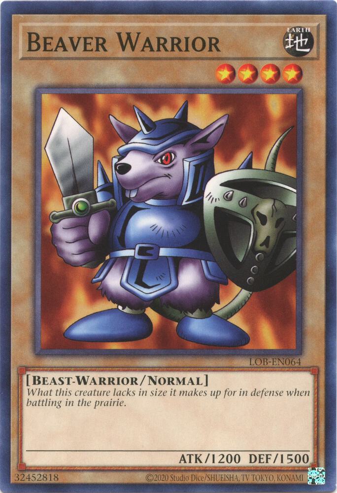 Beaver Warrior (LOB-EN064) (LOB-EN)