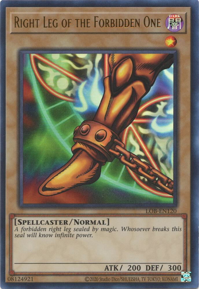Right Leg of the Forbidden One (LOB-EN120) (LOB-EN)