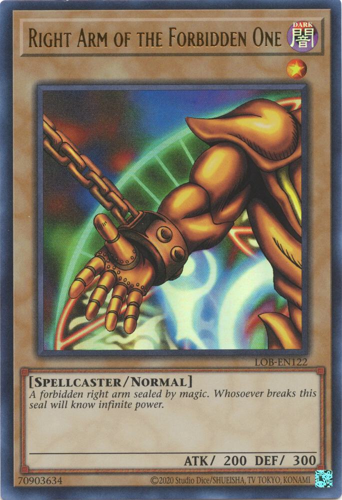 Right Arm of the Forbidden One (LOB-EN122) (LOB-EN)