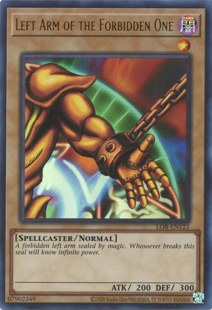 Left Arm of the Forbidden One (LOB-EN123) (LOB-EN)