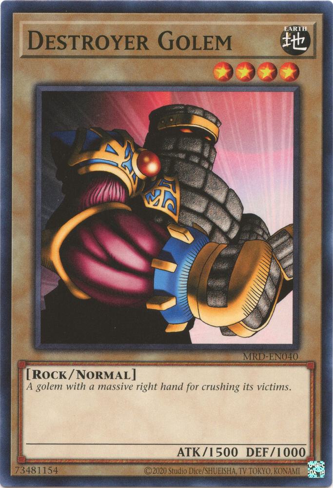 Destroyer Golem (MRD-EN040) (MRD-EN)