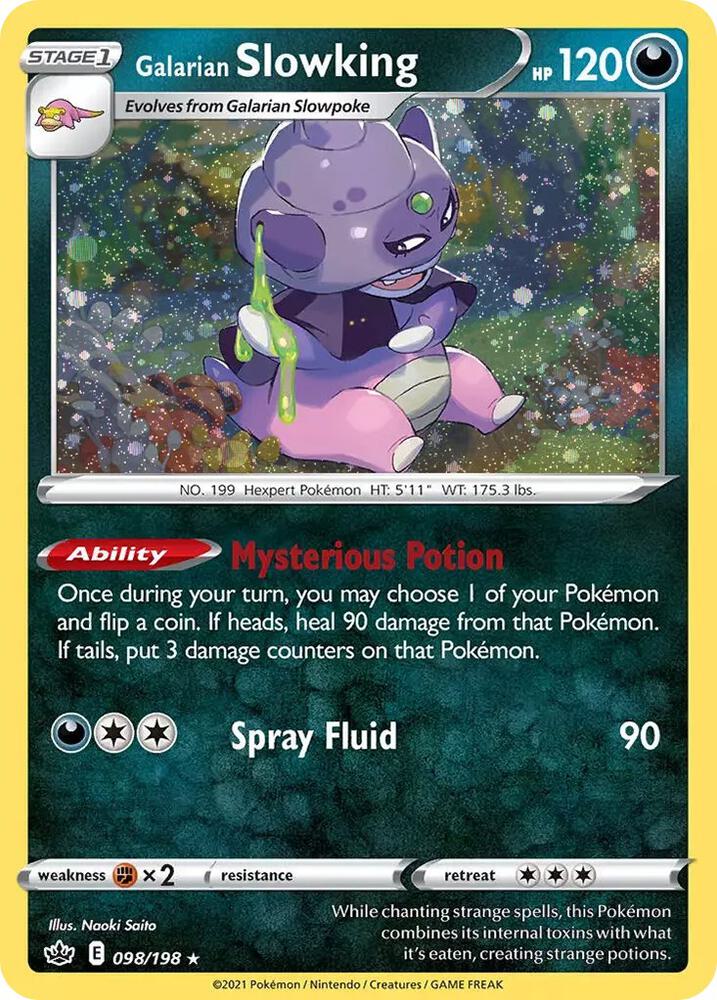 Galarian Slowking (Cosmos Holo) (098/198) (MCAP)