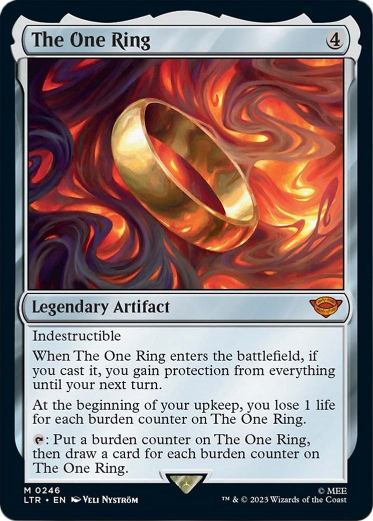 Image for The One Ring (246) (LTR) - Magic: The Gathering