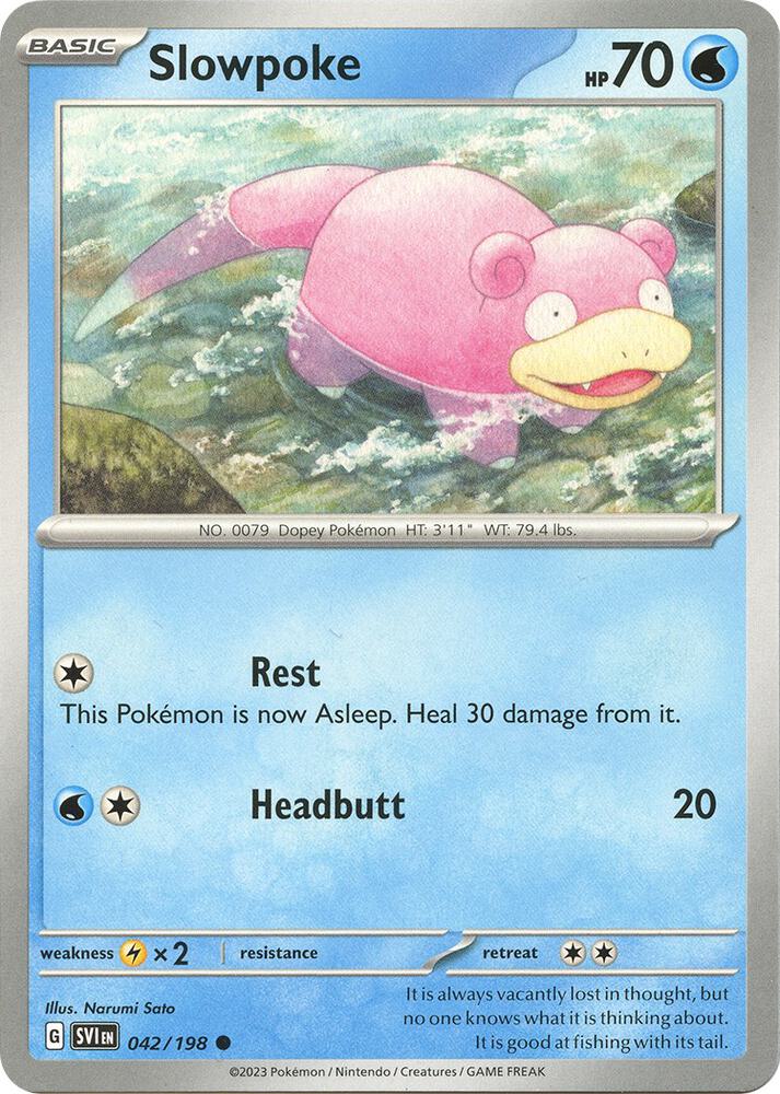 Slowpoke - 042/198 (042/198) (SVI)