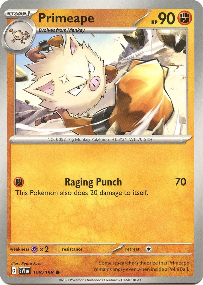 Primeape (108/198) (SVI)