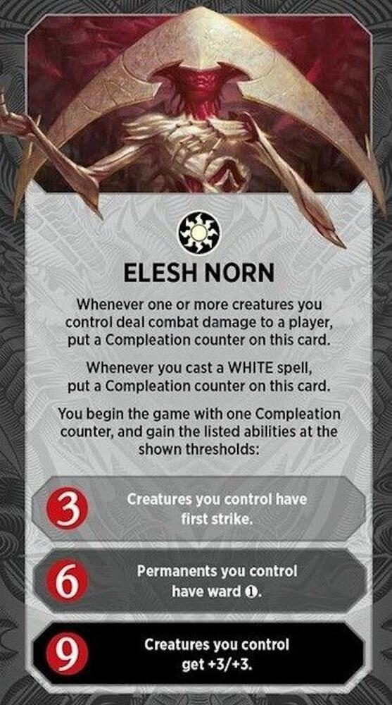 Elesh Norn Praetor Alignment Card (UMP)