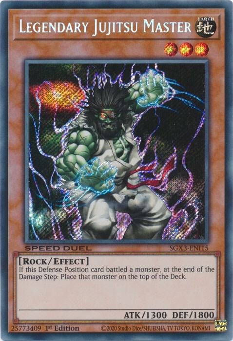 Legendary Jujitsu Master (Secret Rare) (SGX3-ENI15) (SGX3)