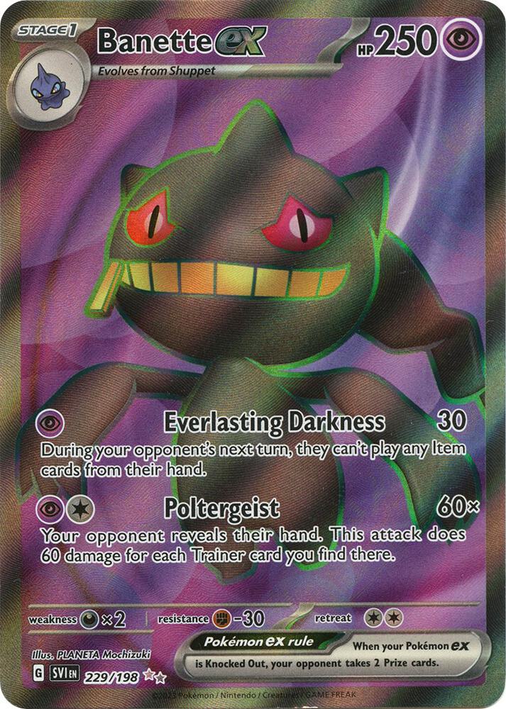Banette ex - 229/198 (229/198) (SVI)