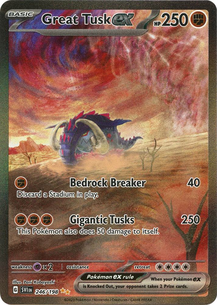 Great Tusk ex - 246/198 (246/198) (SVI)