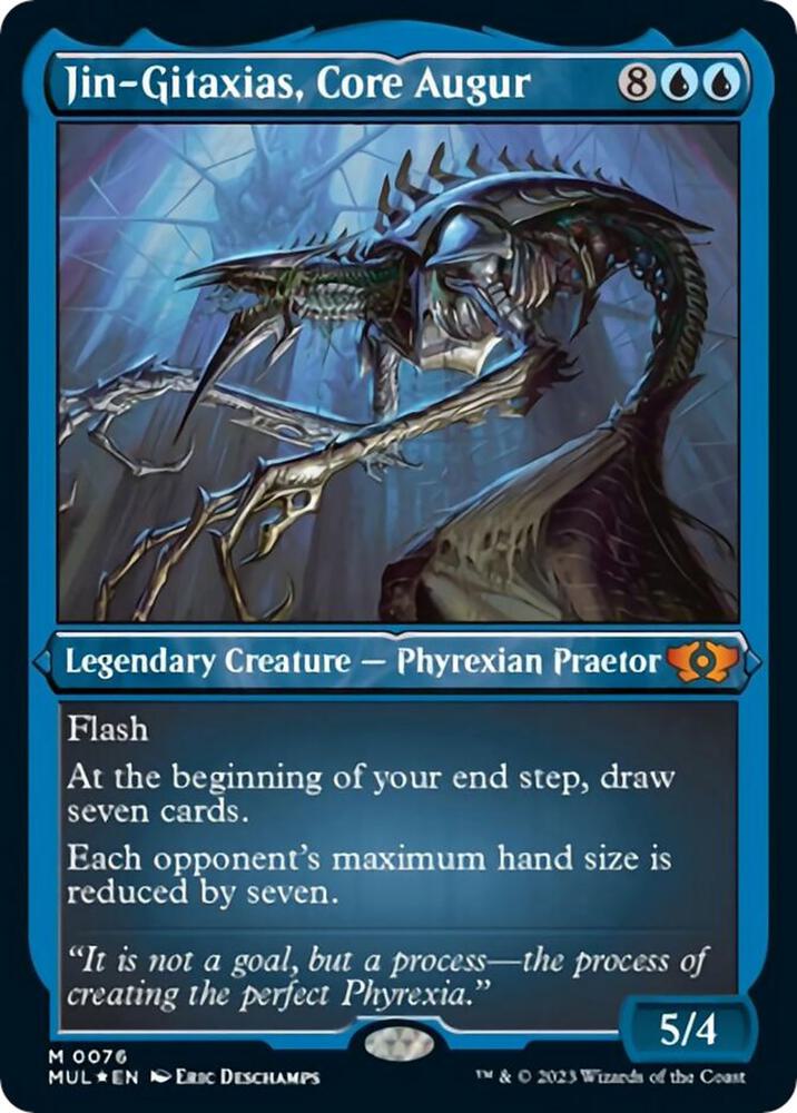 Jin-Gitaxias, Core Augur (Foil Etched) (76) (MUL)