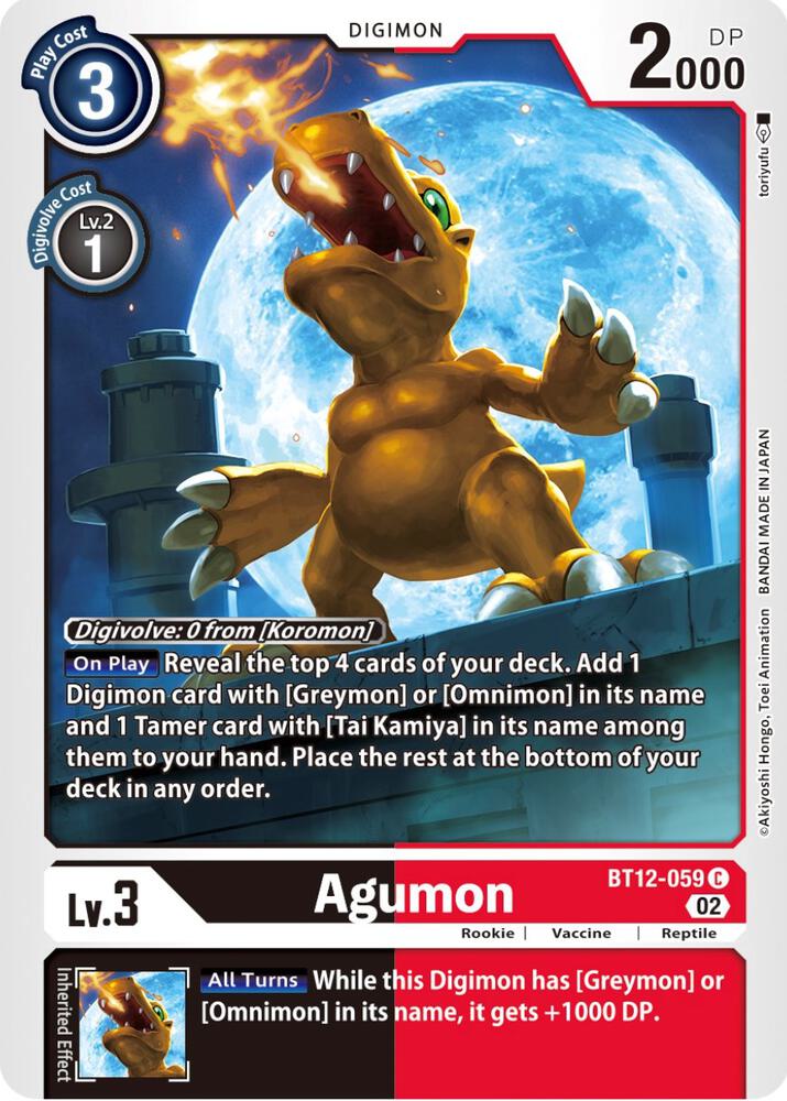 Agumon - BT12-059 (BT12-059 C) (BT-12)