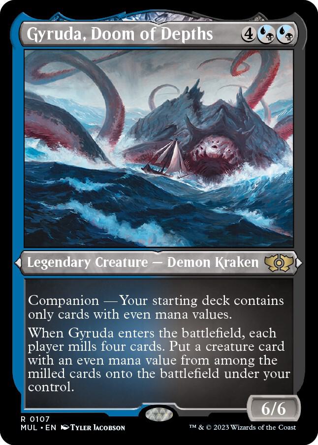 Gyruda, Doom of Depths (Foil Etched) (107) (MUL)