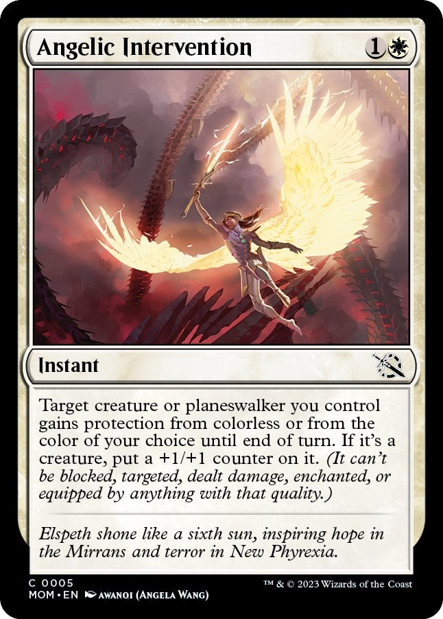 Image for Angelic Intervention (5) (MOM) - Magic: The Gathering
