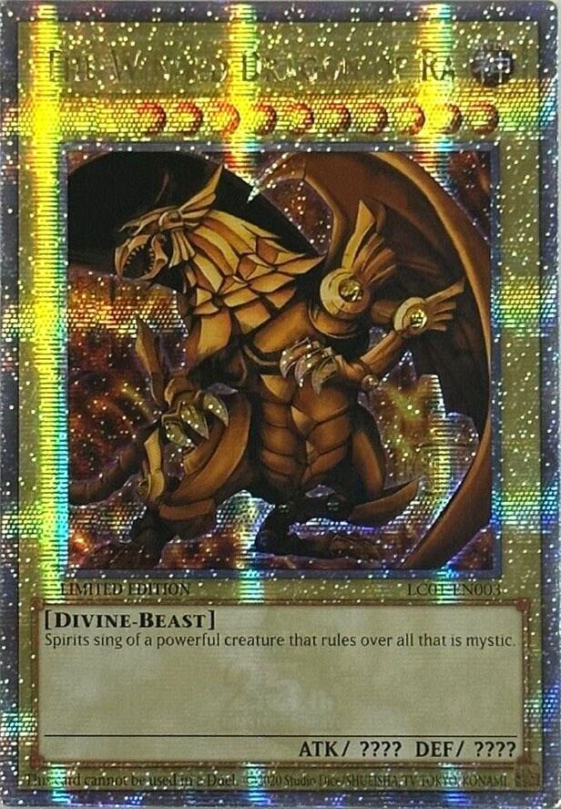 The Winged Dragon of Ra (Quarter Century Secret Rare) (LC01-EN003) (LC01)