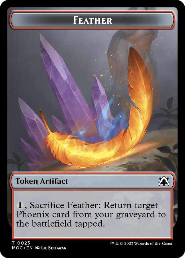 Feather // Servo Double-Sided Token (23 // 42) (MOC)