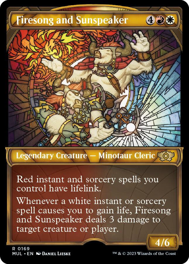 Firesong and Sunspeaker (Halo Foil) (169) (MUL)