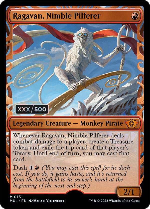 Ragavan, Nimble Pilferer (Serial Numbered) (151) (MUL)
