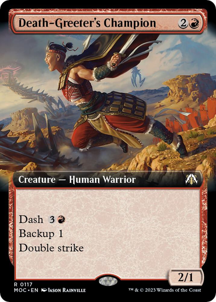 Death-Greeter's Champion (Extended Art) (117) (MOC)