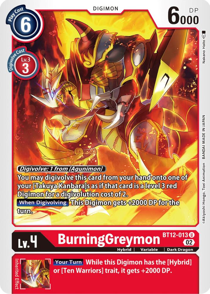 BurningGreymon (BT12-013 U) (BT-12)