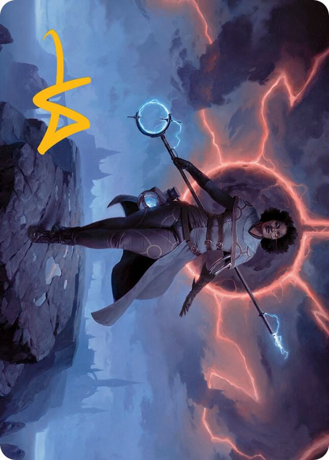 Rona, Herald of Invasion Art Card (Gold-Stamped Signature) (16) (ASMOM)