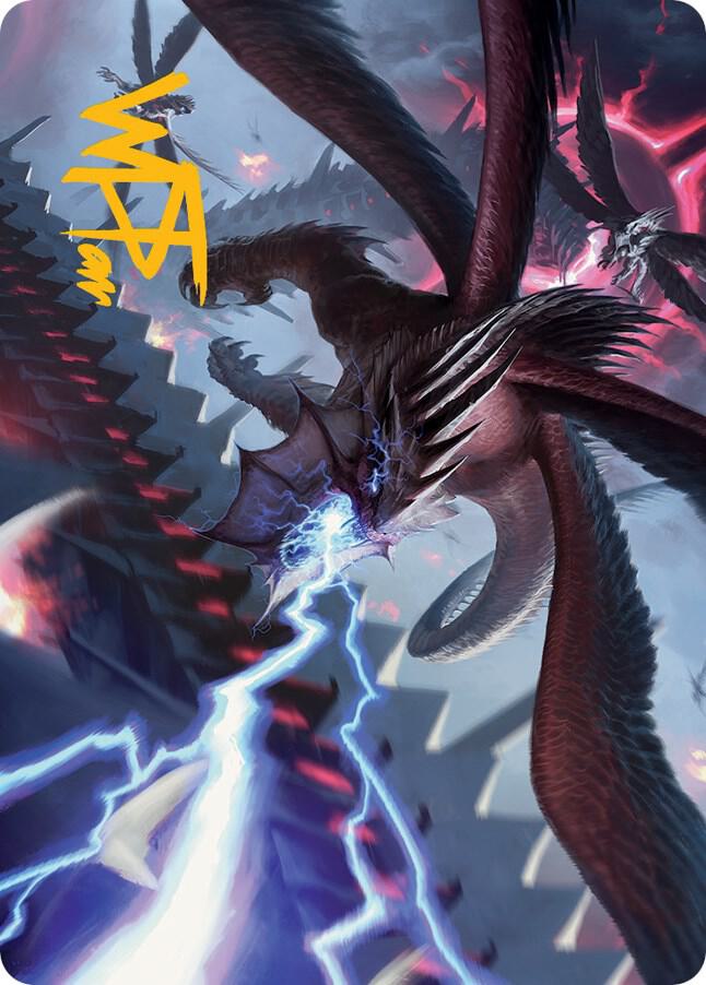 Defiant Thundermaw Art Card (Gold-Stamped Signature) (35) (ASMOM)
