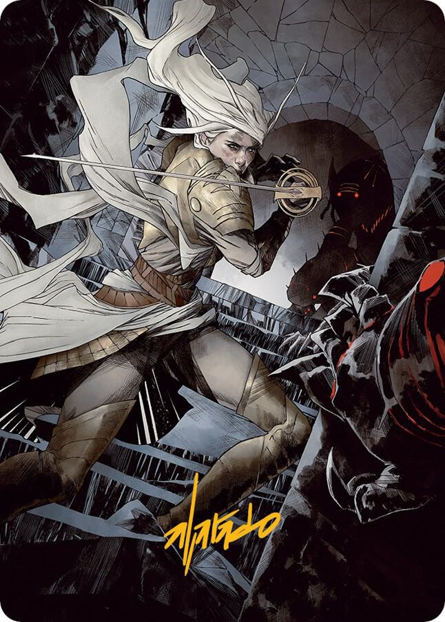 Thalia, Guardian of Thraben Art Card (Gold-Stamped Signature) (67) (ASMOM)