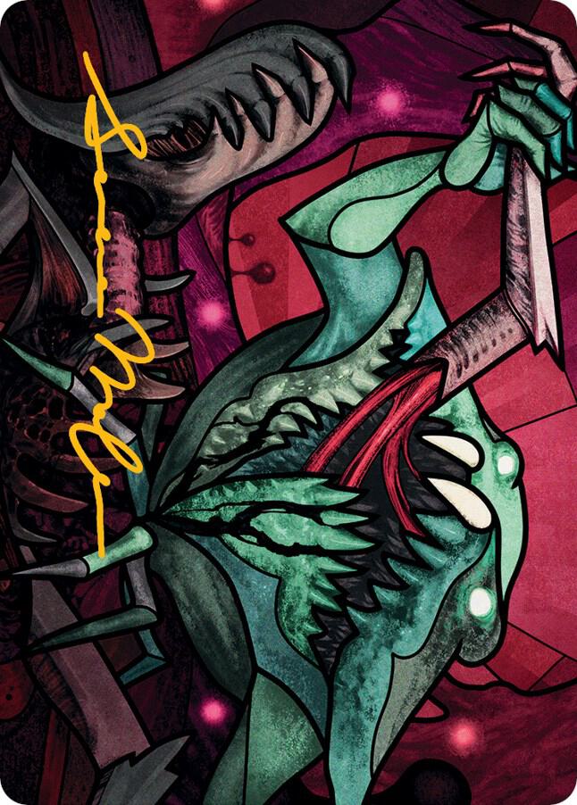 Yargle, Glutton of Urborg Art Card (Gold-Stamped Signature) (72) (ASMOM)
