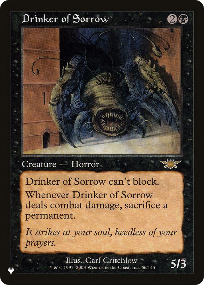 Drinker of Sorrow (66/145) (LIST)