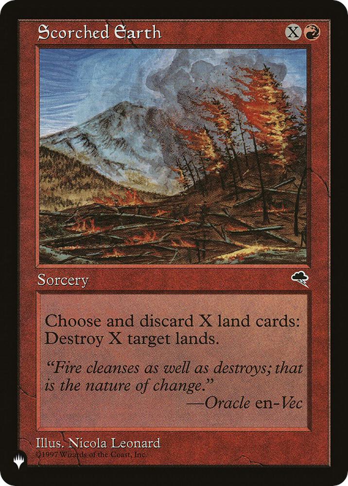 Scorched Earth (LIST)